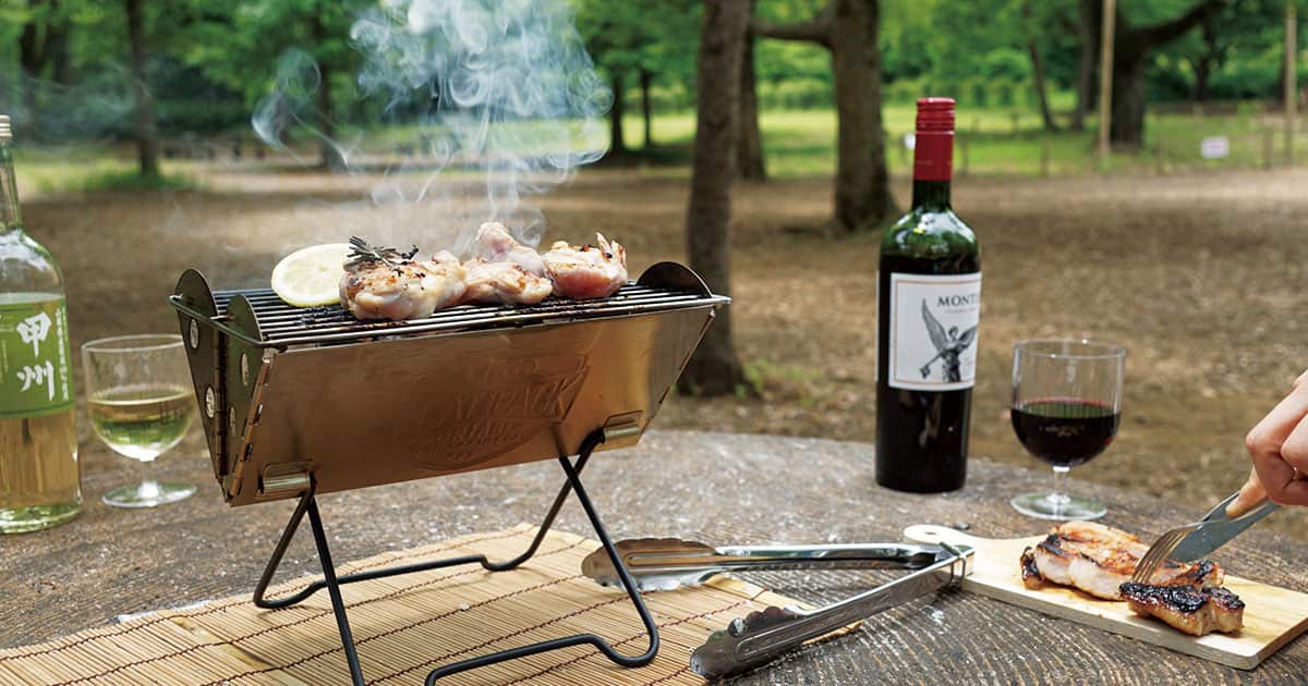 メインビジュアル：重くて大きい荷物にサヨナラ。手軽で美味しい「小さいバーベキュー」のススメ